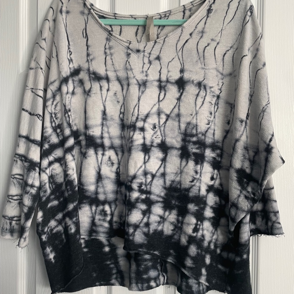 Mono B black and tan oversized sweater: Size M or L $20